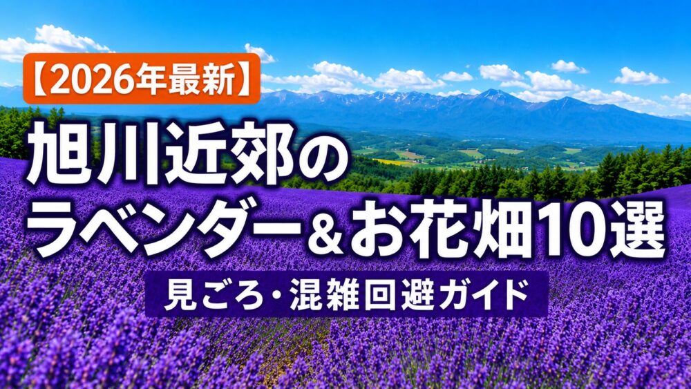 【2026年最新】旭川近郊のラベンダー＆お花畑10選