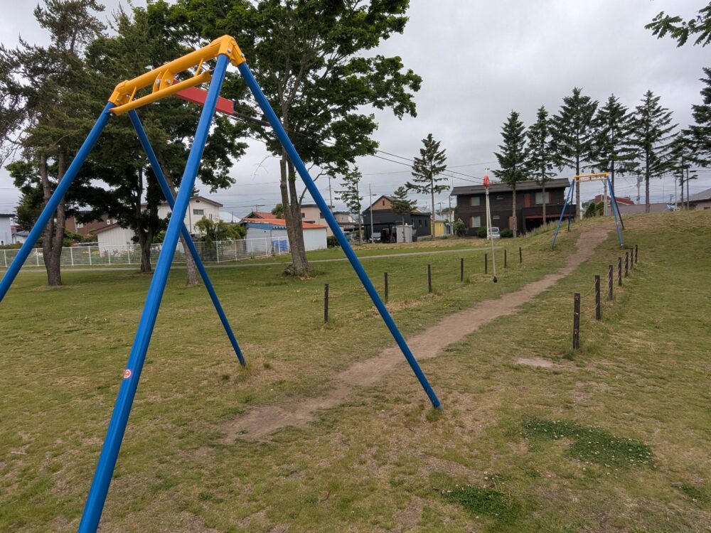中札内鉄道記念公園 噴水広場の写真