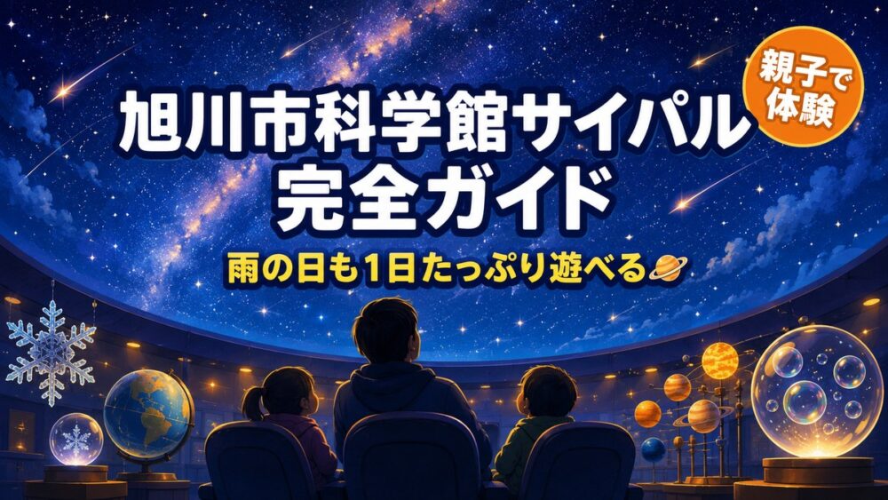 【2026年最新】旭川市科学館サイパル完全ガイド｜料金・プラネタリウム・子連れの楽しみ方