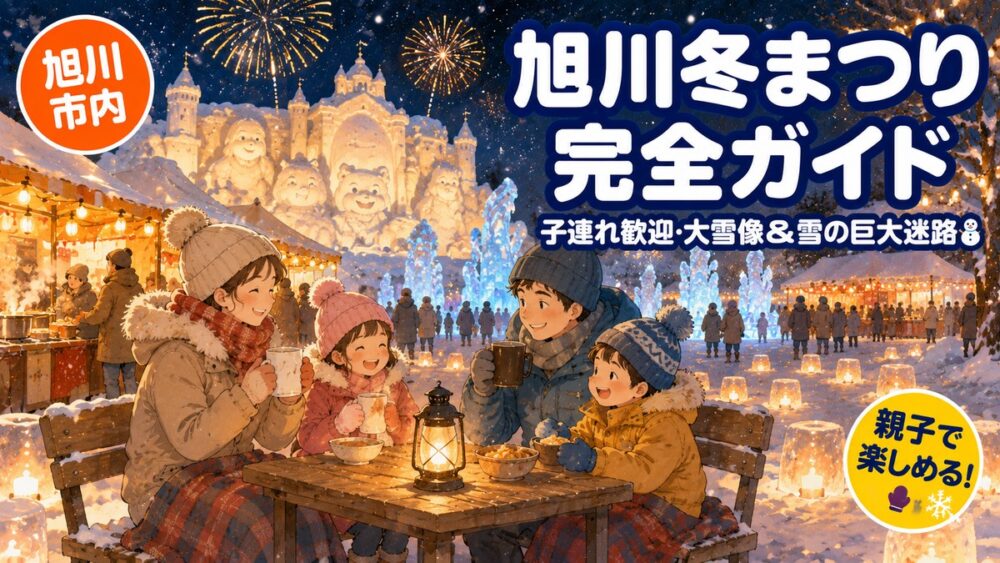 【2027年】旭川冬まつり 子連れ完全ガイド｜日程・駐車場・授乳室・寒さ対策