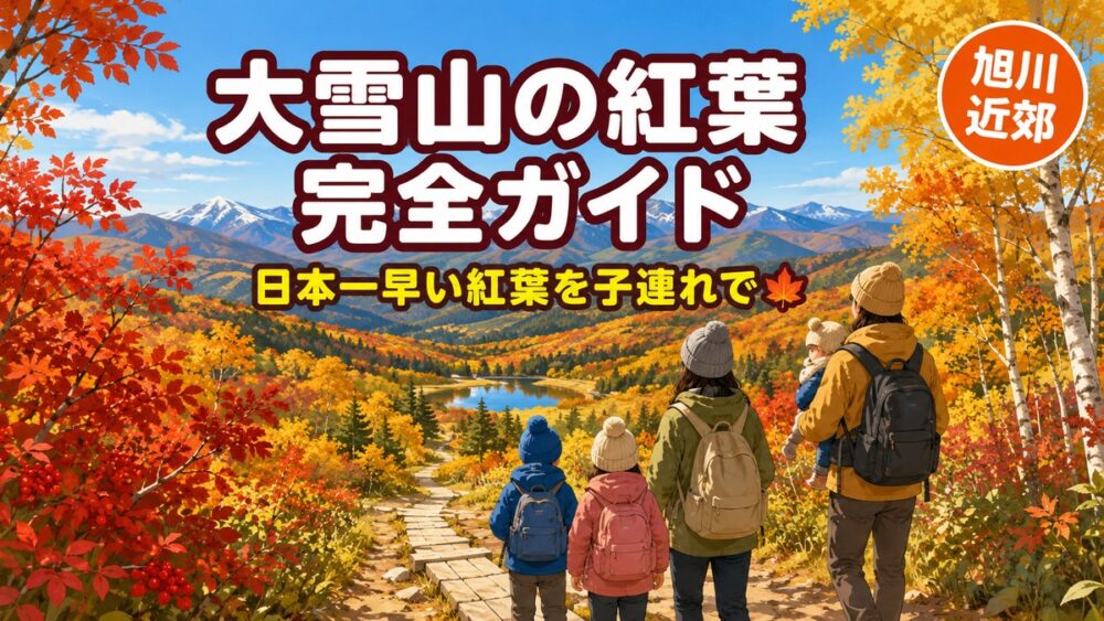 【2026年】大雪山の紅葉ガイド｜見頃・マイカー規制・子連れで行ける場所