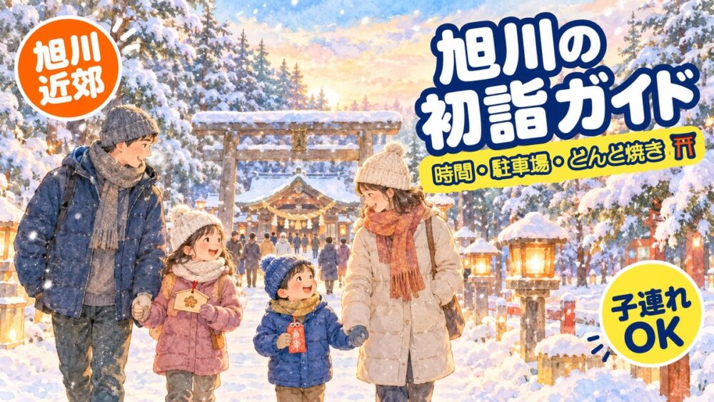 【2027年】旭川の初詣ガイド｜上川神社・護国神社の参拝時間・駐車場・どんど焼きまとめ