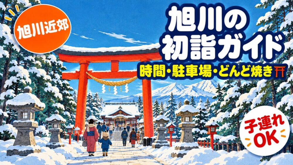 【2027年】旭川の初詣ガイド｜上川神社・護国神社の参拝時間・駐車場・どんど焼きまとめ